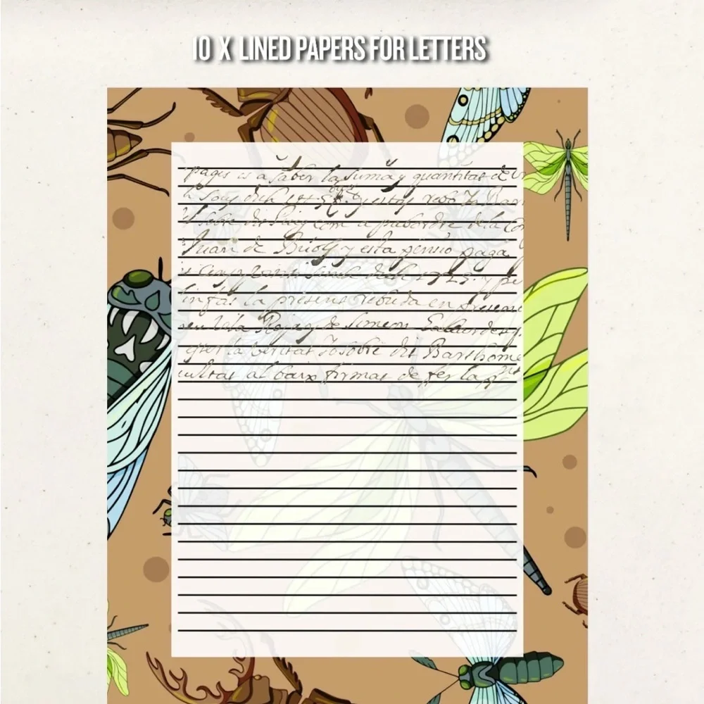 Dragonfly Letter-Writing Kit - Picture 4 of 7